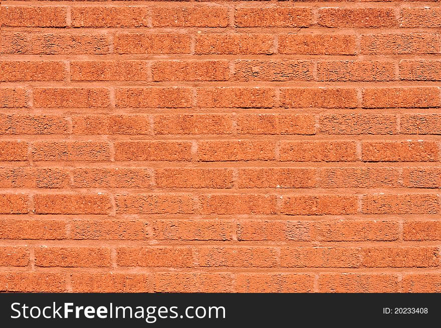Olde Red Brick Wall Background