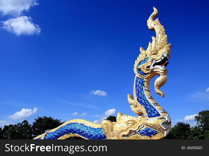 Naga Statue.