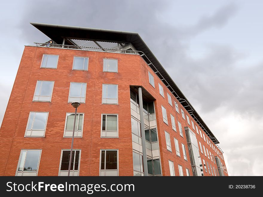 A Modern Red Brick Office Block in a Yorkshire City