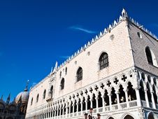 Doge S Palace , Cathedral Of San Marco In Venice Royalty Free Stock Image