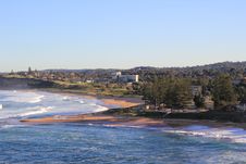 Bongin Bay Australia With Mona Vale Beach Royalty Free Stock Photo Bongin Bay Australia With Mona Vale Beach Royalty Free Stock Photo