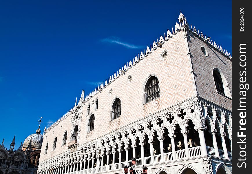 Doge's Palace , Cathedral of San Marco in Venice