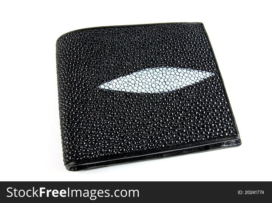 Wallet isolated on the white background