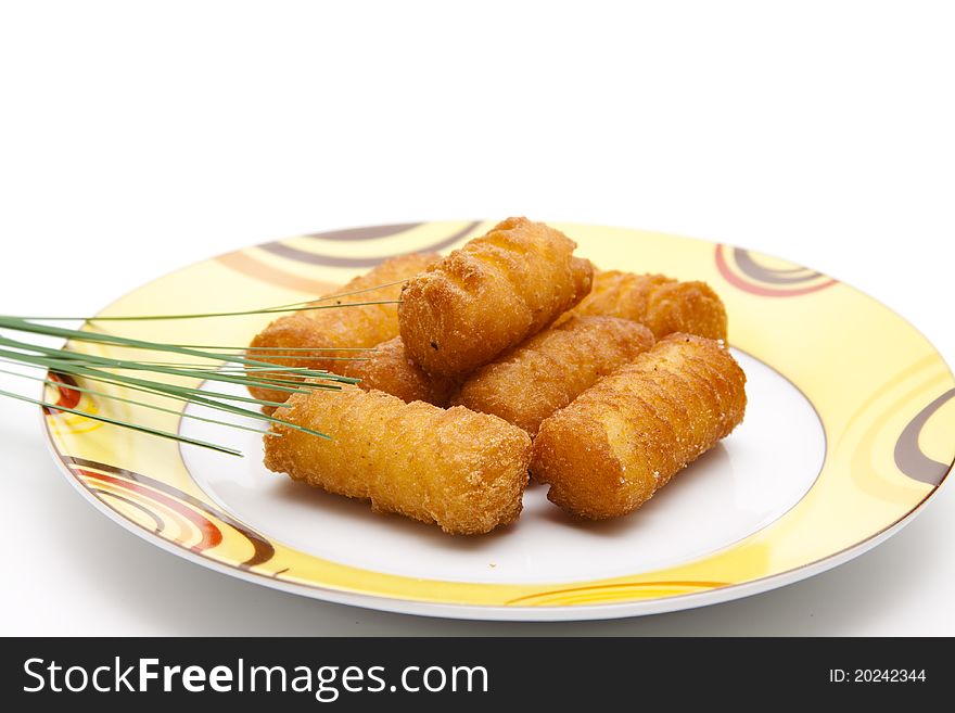 Croquettes with chives