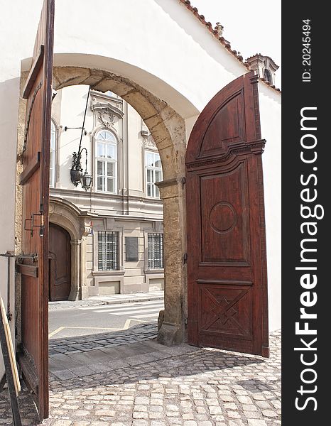 Photo of the gates of parlament buildings, prague. Photo was made on MAY 2011. Photo of the gates of parlament buildings, prague. Photo was made on MAY 2011.