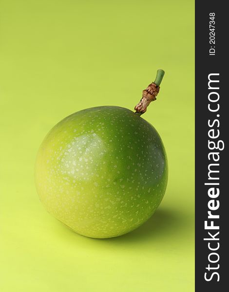 A Passion Fruit on a clean background