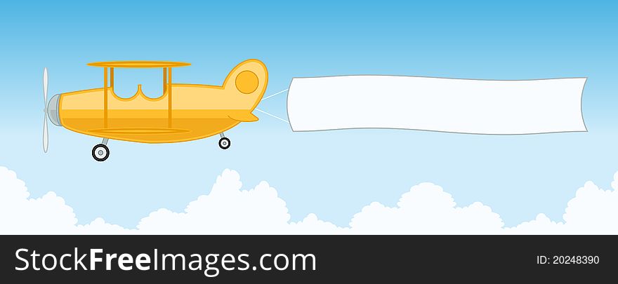 Airplane With Banner