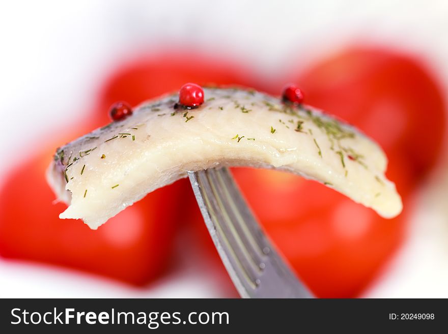 Fresh Matie,Young Herring With Peppercorn