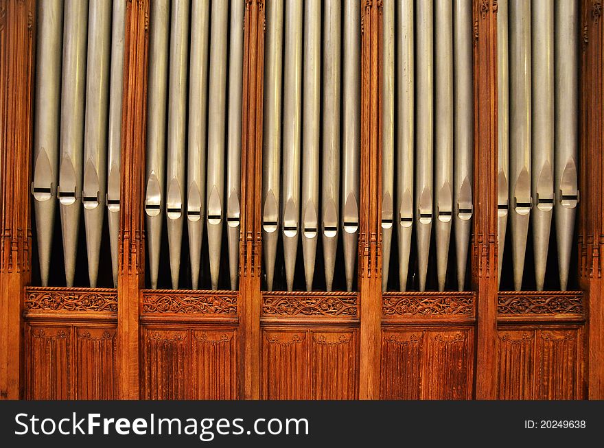 The Pipe Organ In The Cathedral Of St. Patrick