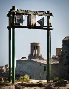 Seige Bell And Statue Memorial Monument, Valletta Royalty Free Stock Images
