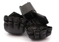 Black Boxing Gloves Stock Images