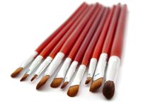 Makeup Brushes Royalty Free Stock Images