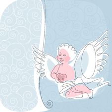 Angel. Thread 1. Royalty Free Stock Images Angel. Thread 1. Royalty Free Stock Images