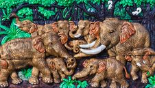 Native Thai Style Molding Art Stock Image Native Thai Style Molding Art Stock Image