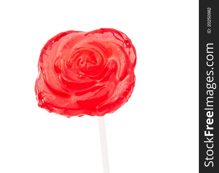 Lollipop on a white background