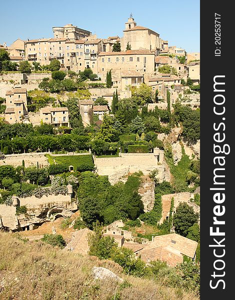 Group of mountains and hills, part in the valley of the Calavon, luberon valley, on the hill. Group of mountains and hills, part in the valley of the Calavon, luberon valley, on the hill