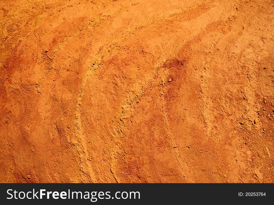 Iron oxide, the Vaucluse department in the Provence-Alpes-CÃ´te d'Azur region in southeastern France. Iron oxide, the Vaucluse department in the Provence-Alpes-CÃ´te d'Azur region in southeastern France.