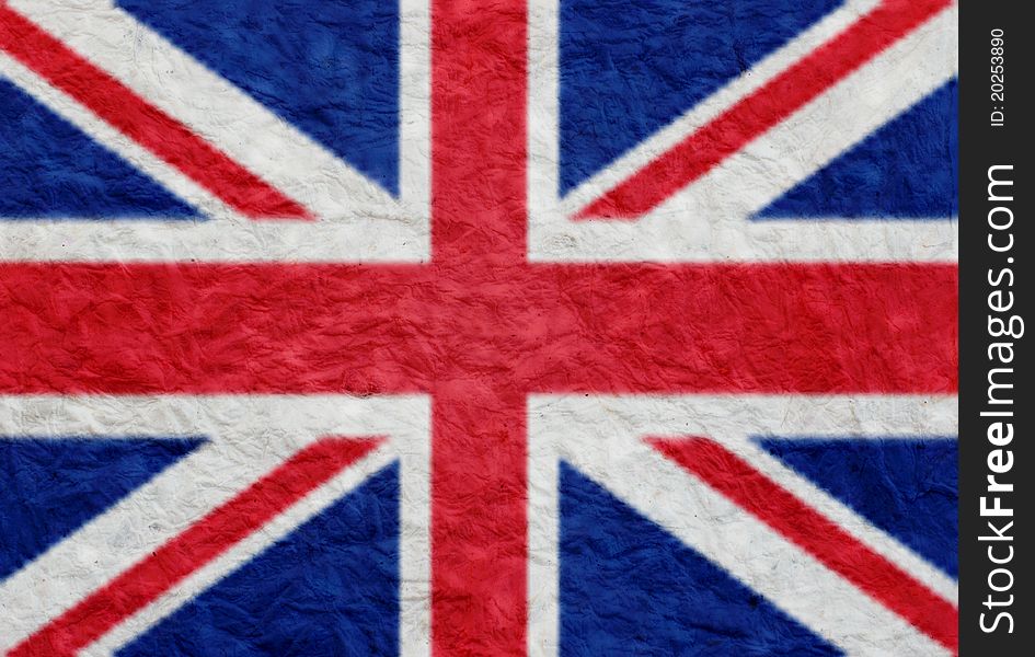 Paper  style flag  United_Kingdom