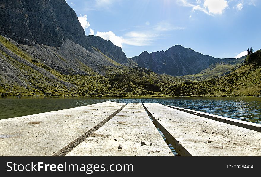 Lake in the Alps