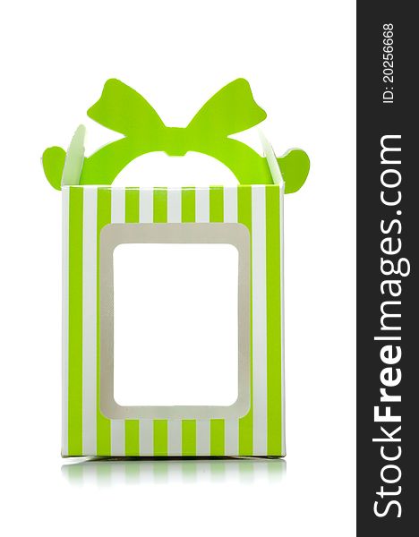 Small gift box on isolate background