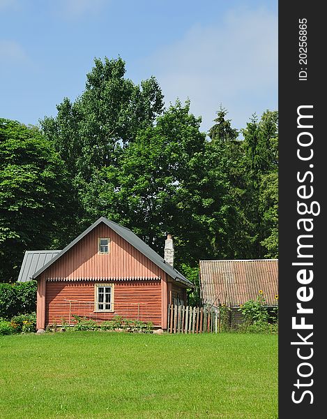 Rural house in Lithuania country side