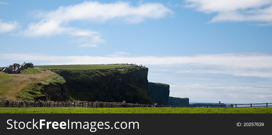 Cliff of mohers in ireland. Cliff of mohers in ireland