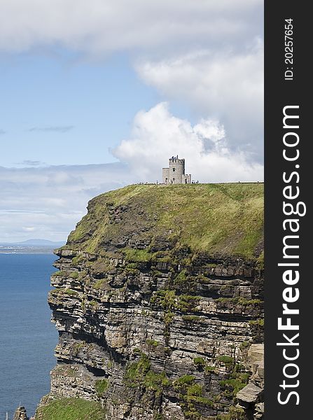 Cliff of mohers in ireland. Cliff of mohers in ireland