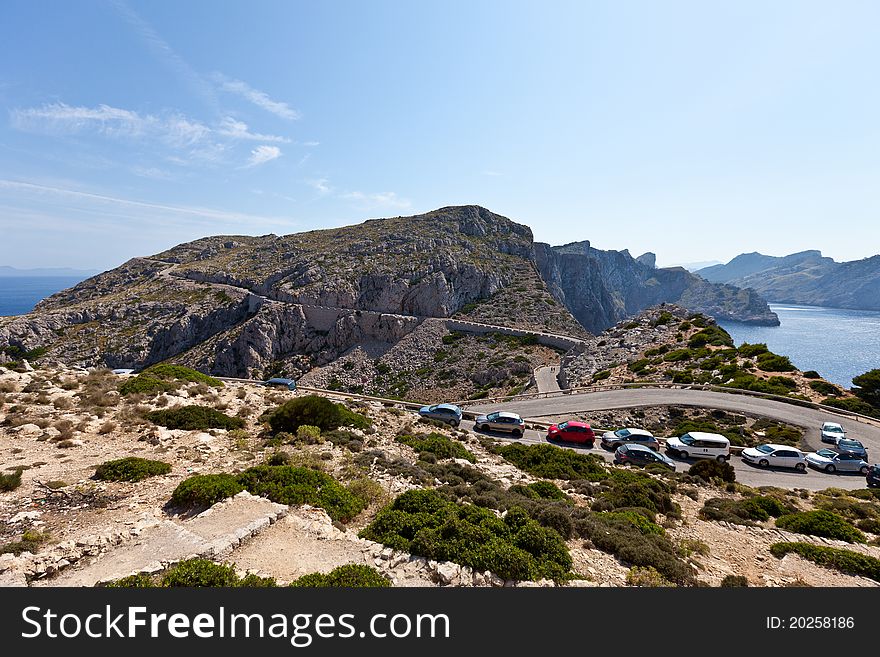 The picture shows Cap de Formentor on Majorca Island in Spain