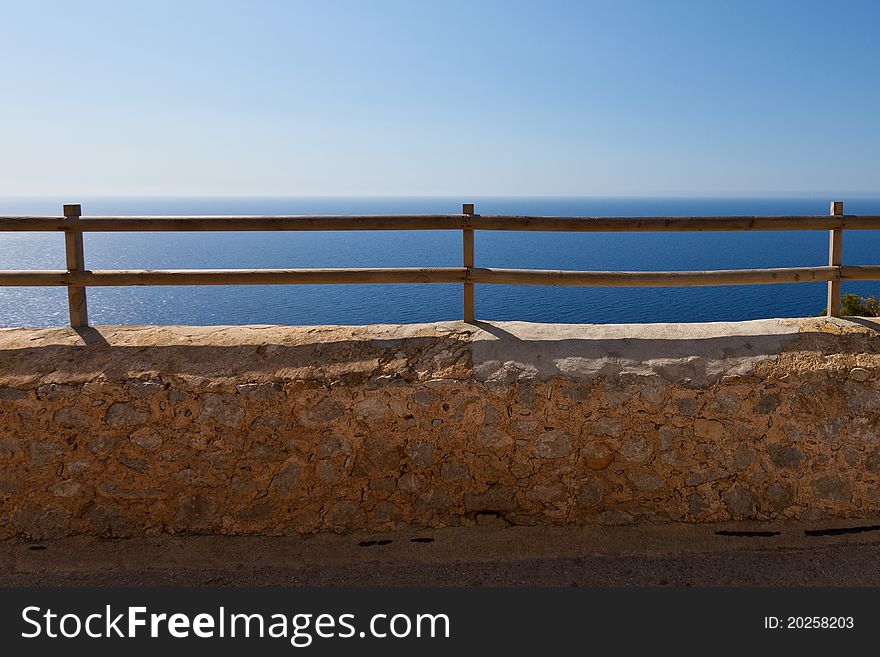 Seaview at Cap de Formentor on Majorca Island in Spain. Seaview at Cap de Formentor on Majorca Island in Spain