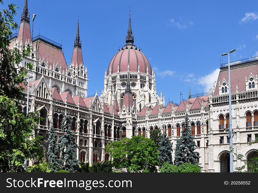 Parliament is built in Neo-gothis style and located on the bank of the river Danube. Parliament is built in Neo-gothis style and located on the bank of the river Danube.