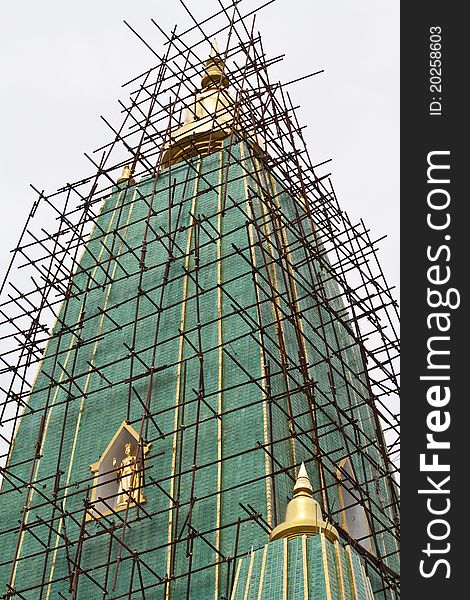 Green Pagoda. Is currently under construction.