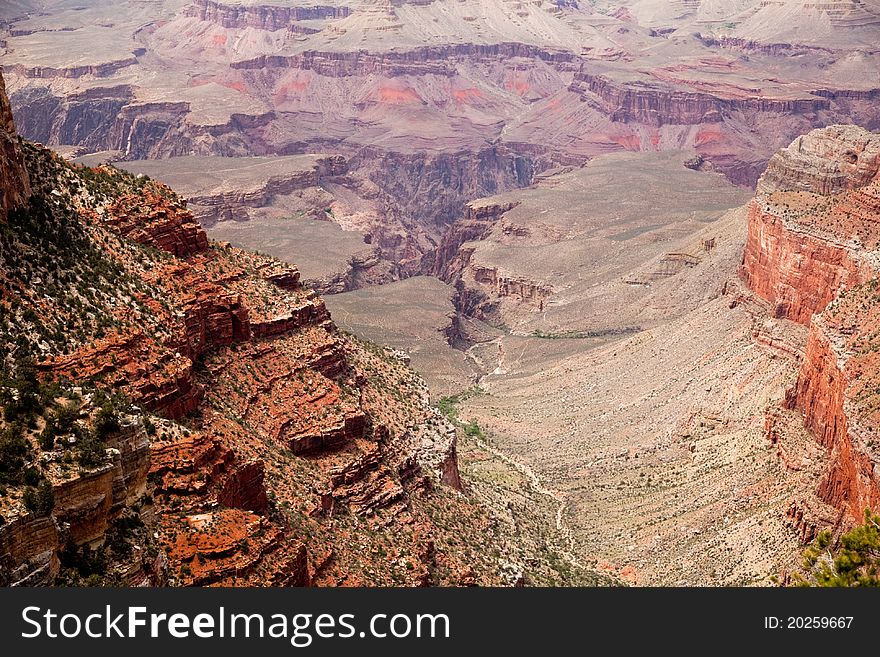 Grand Canyon in the summer