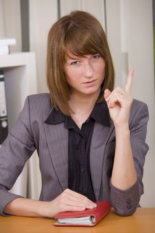 Woman With Diary Royalty Free Stock Photo Woman With Diary Royalty Free Stock Photo