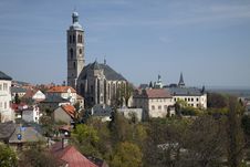 Kutna Hora, Gothic Church Royalty Free Stock Photos Kutna Hora, Gothic Church Royalty Free Stock Photos