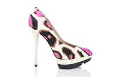 Colorful High Heel Woman Shoe Royalty Free Stock Photo