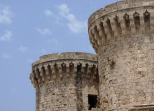 Citadel Of Rhodes, City Of Rhodes Royalty Free Stock Image Citadel Of Rhodes, City Of Rhodes Royalty Free Stock Image