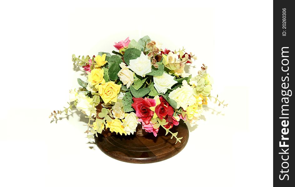 Artificial Flowers In A Pot