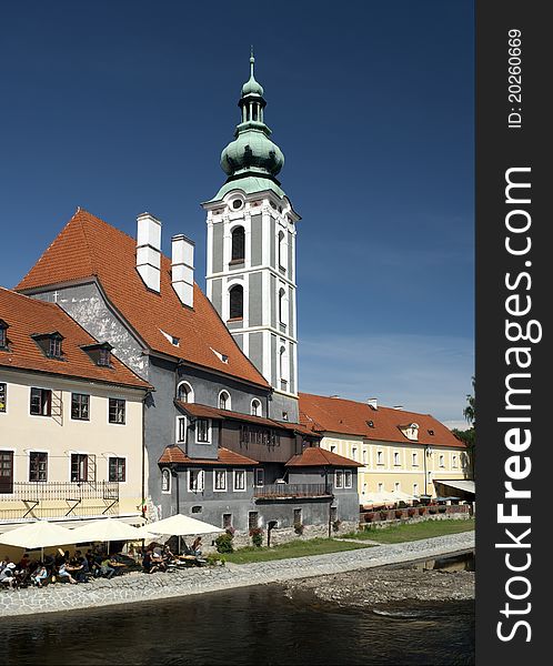 Historic town of Cesky Krumlov. Historic town of Cesky Krumlov