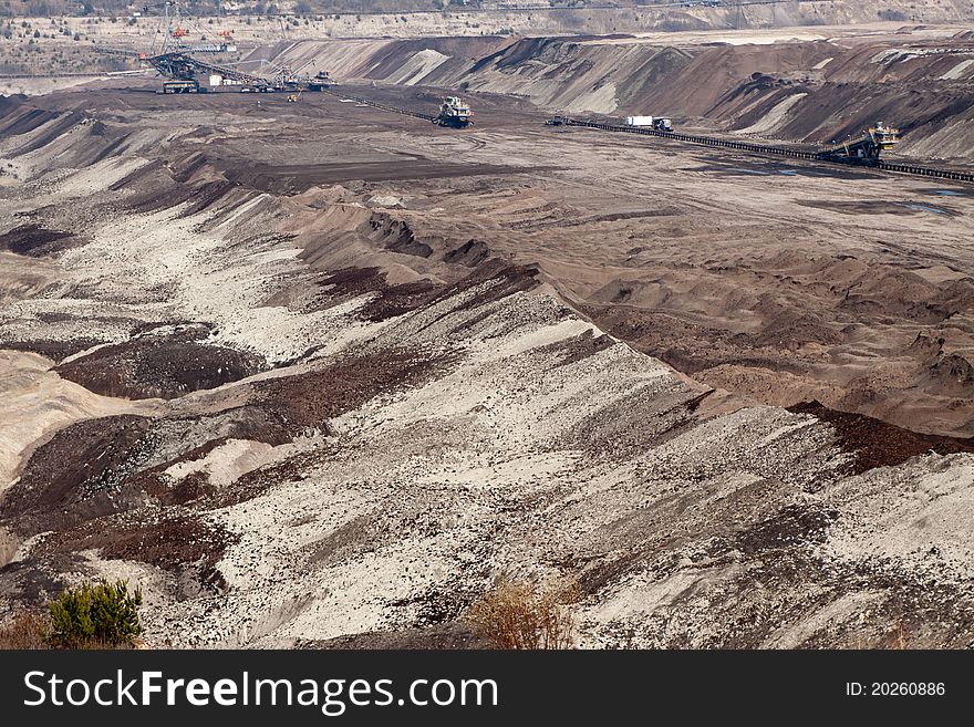 Surface coal mining