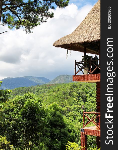 Landscape with mountains in Vietnam. Landscape with mountains in Vietnam