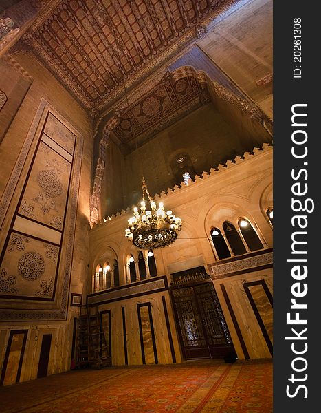 Refaie mosque in cairo, an ancient building. Refaie mosque in cairo, an ancient building