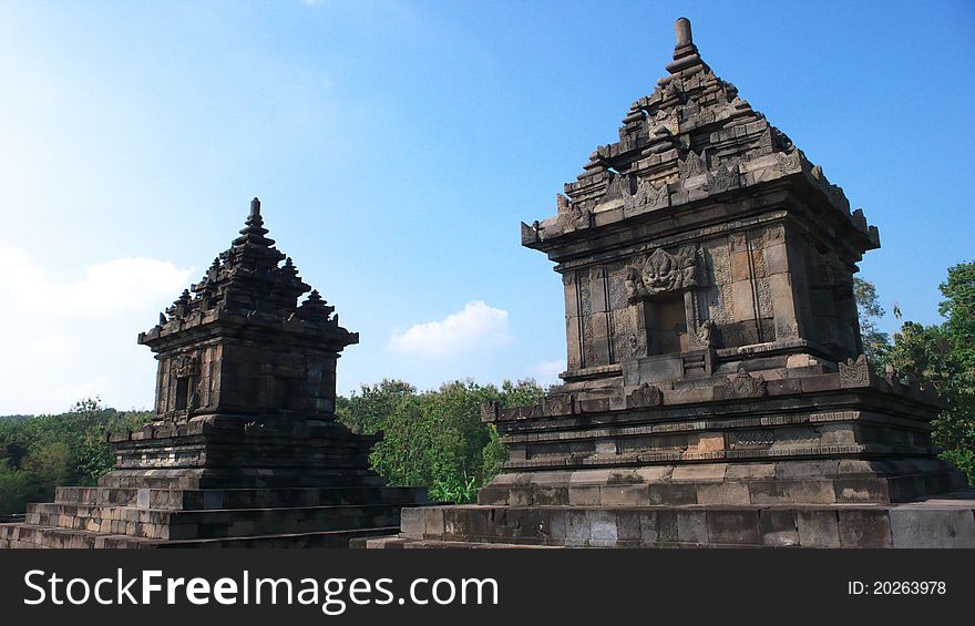 Javanese Hindu Temple Of Candi Barong