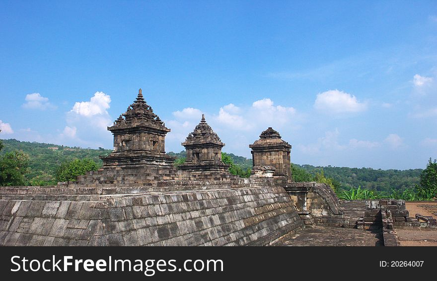 The javanese hindu temple of candi barong