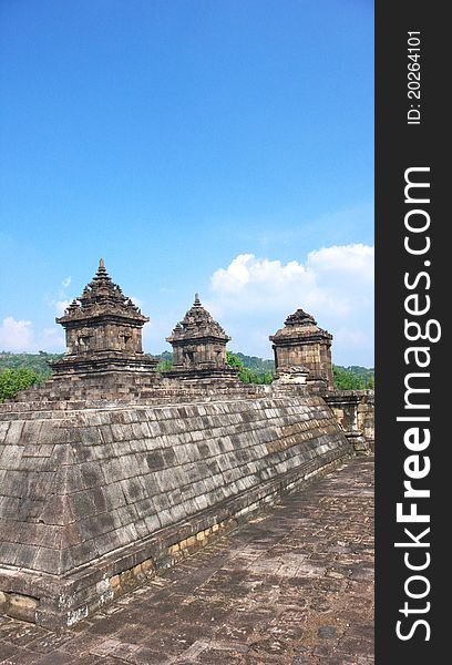 The javanese hindu temple of candi barong