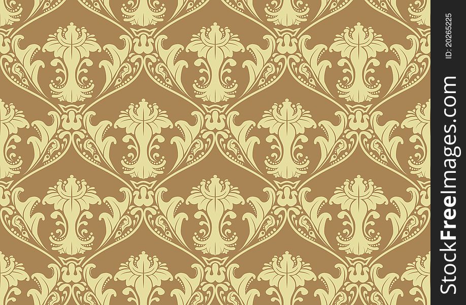 A  illustrated tileable seamless pattern. A  illustrated tileable seamless pattern.