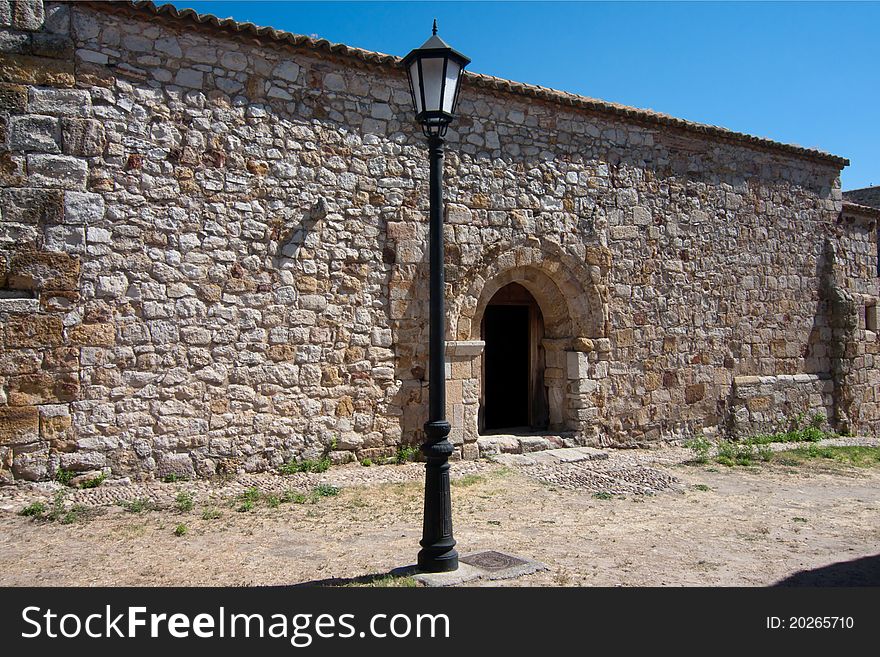 A view of the little church of Santiago in Zamora (Spain). A view of the little church of Santiago in Zamora (Spain)