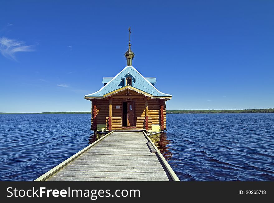 Vazheozersky Holy Transfiguration Monastery, Russia. Bathhouse