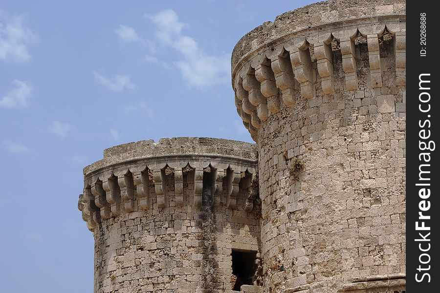 Citadel of Rhodes, Greece, City of Rhodes. Citadel of Rhodes, Greece, City of Rhodes