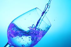 Liquid Pouring Into The Glass Royalty Free Stock Photos Liquid Pouring Into The Glass Royalty Free Stock Photos