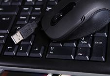Keyboard And Mouse Royalty Free Stock Photos
